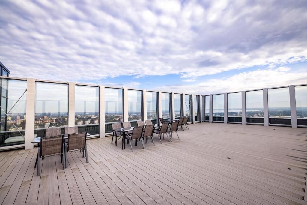 Hanza Tower Lux Sauna&Pool Szczecin Bagian luar foto