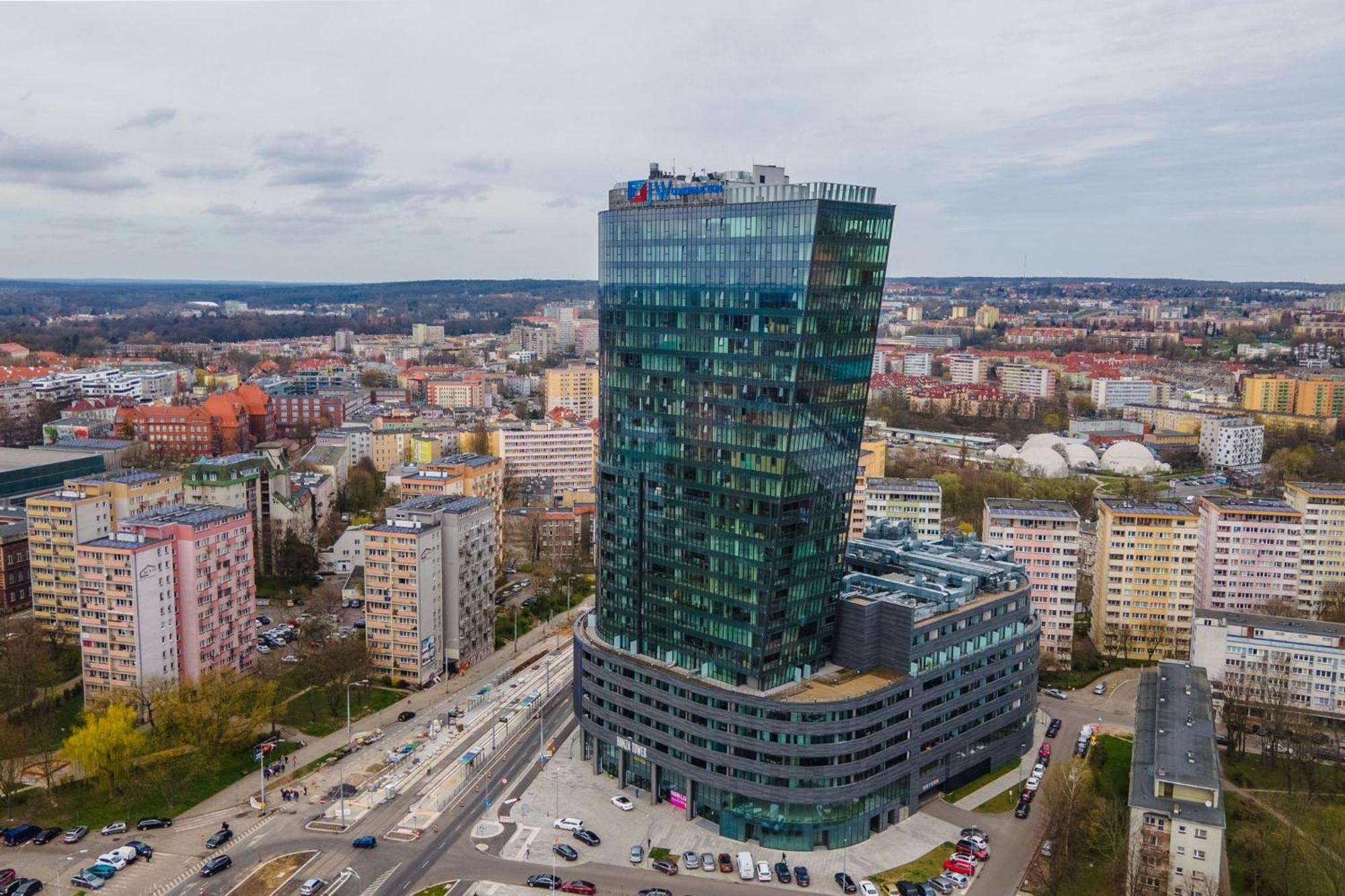 Hanza Tower Lux Sauna&Pool Szczecin Bagian luar foto